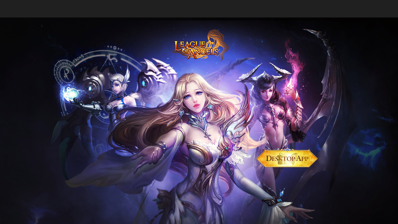 League of Angels Landing page