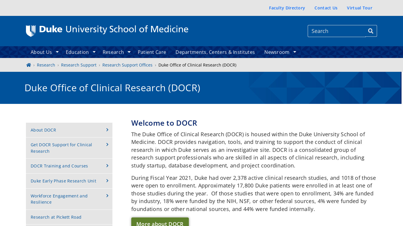 Docr Landing page