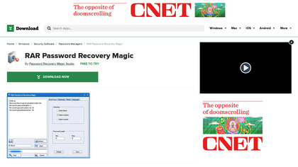 RAR Password Recovery Magic image