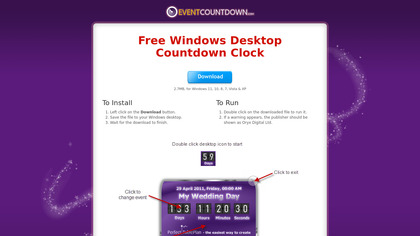 Free Windows Countdown Clock image