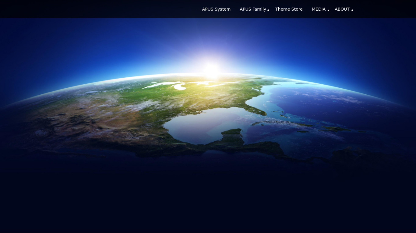 APUS Browser Landing page