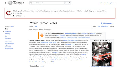 Driver: Parallel Lines image