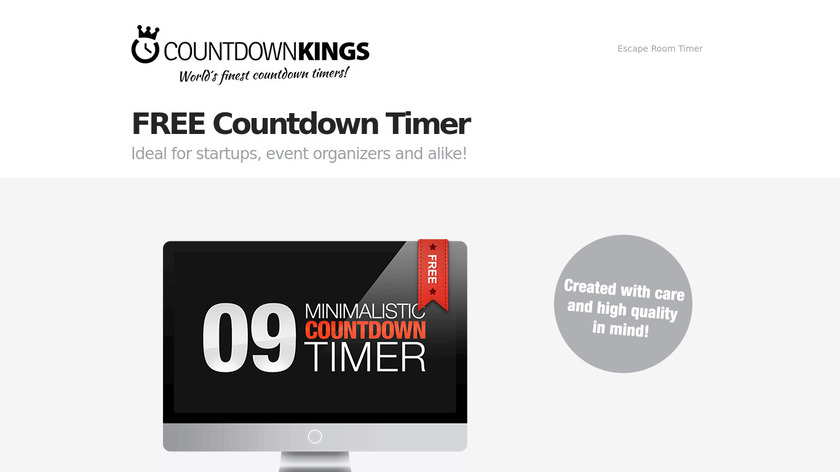 CountDown Kings Free Countdown Timer Landing Page