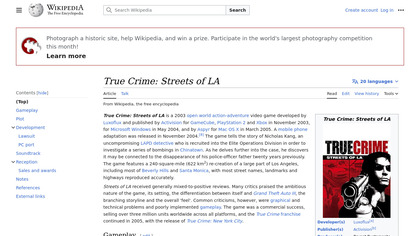 True Crime: Streets of LA image