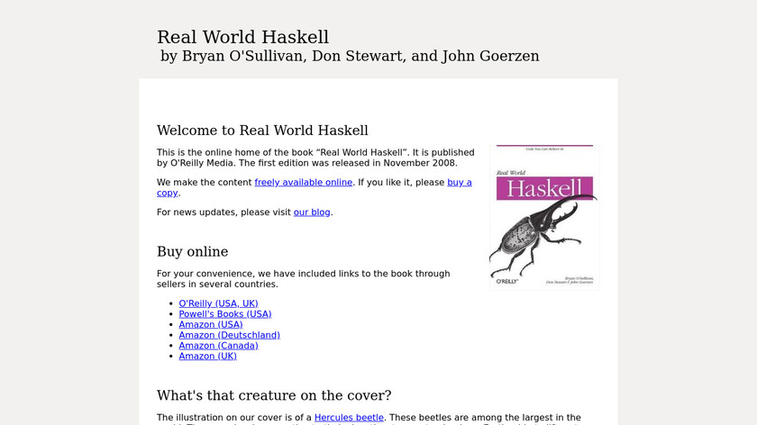Real World Haskell Landing Page
