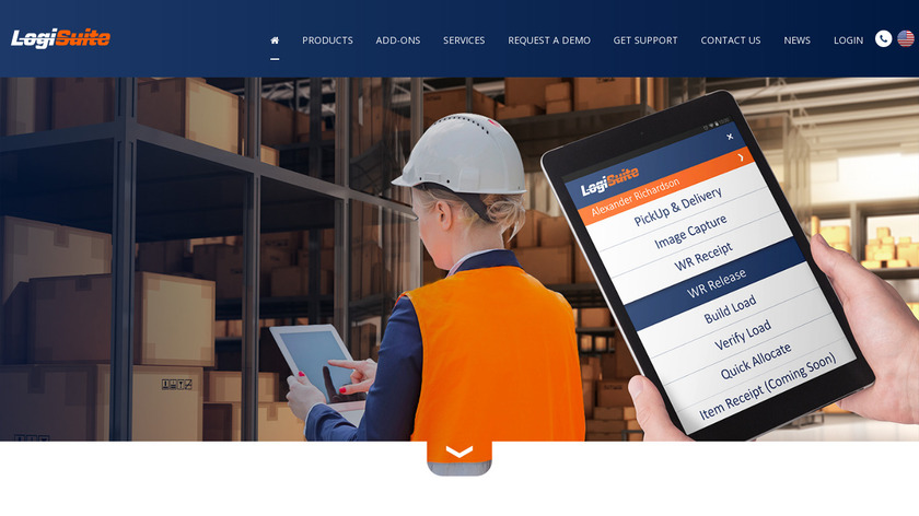 Logisuite Landing Page