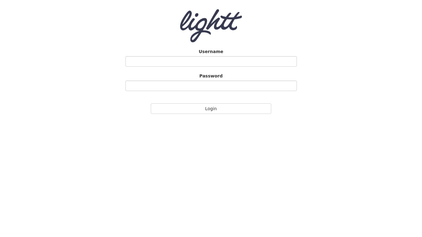 Lightt Landing page