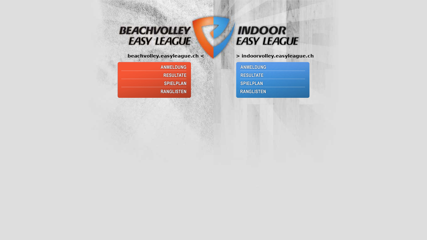 Easy League Landing page