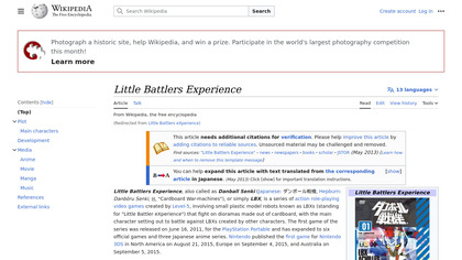 LBX: Little Battlers eXperience image
