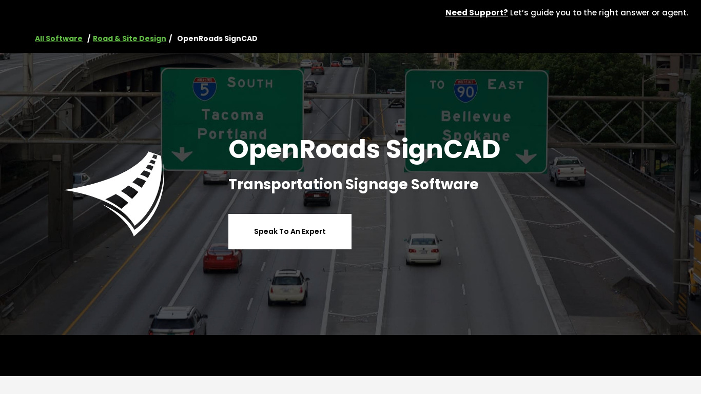 SignCAD Landing page