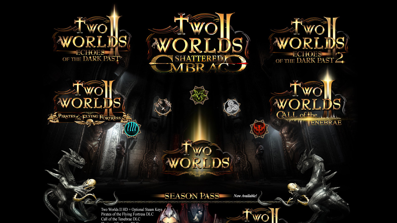 Two Worlds 2 Landing page