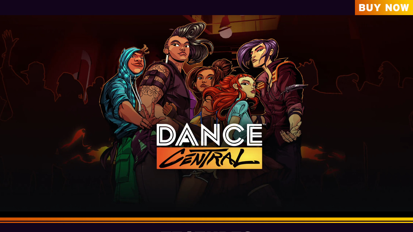 Dance Central Landing page