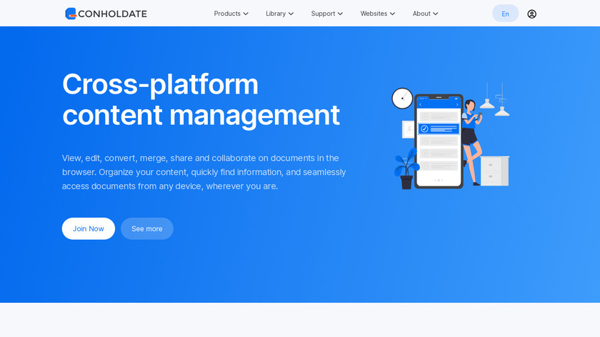 Conholdate.app Landing Page