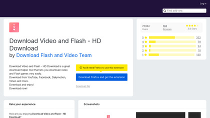 Download Flash and Video image