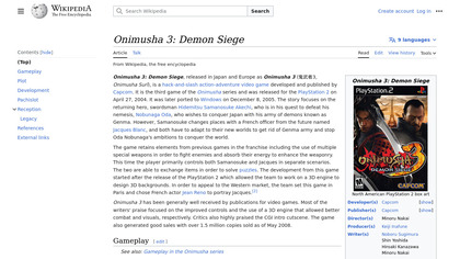 Onimusha 3: Demon Siege image