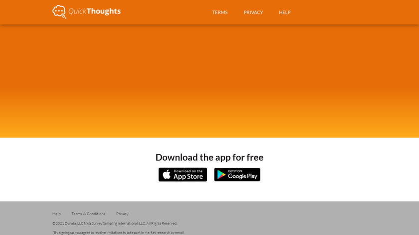 Quick Thoughts Landing Page