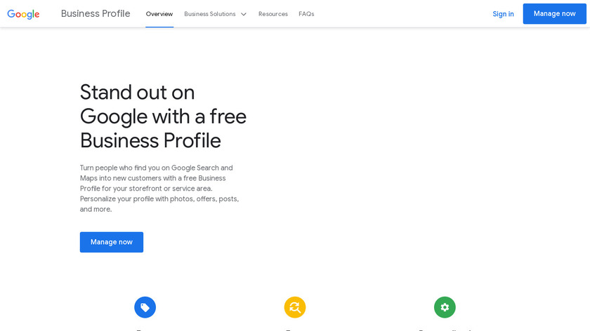 Google My Business Landing Page