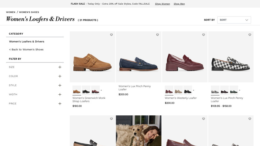 Cole Haan Deacon Loafer Landing Page