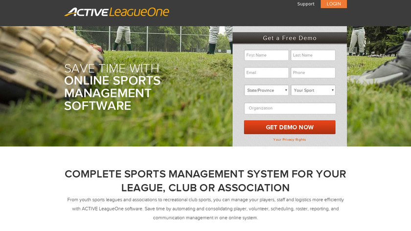 ACTIVE LeagueOne Landing Page