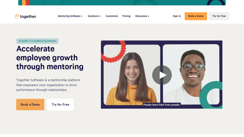 Together Mentorship Landing Page