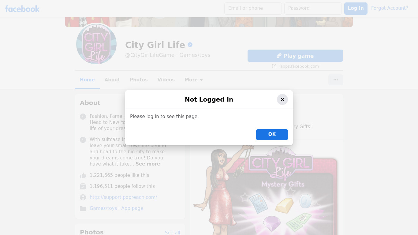 City Girl Life Landing page