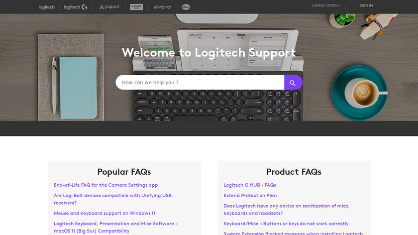Logitech Ultrathin Wireless Touch Mouse Landing Page