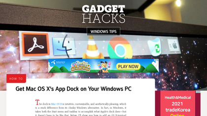 Mac OS X’s App Dock image