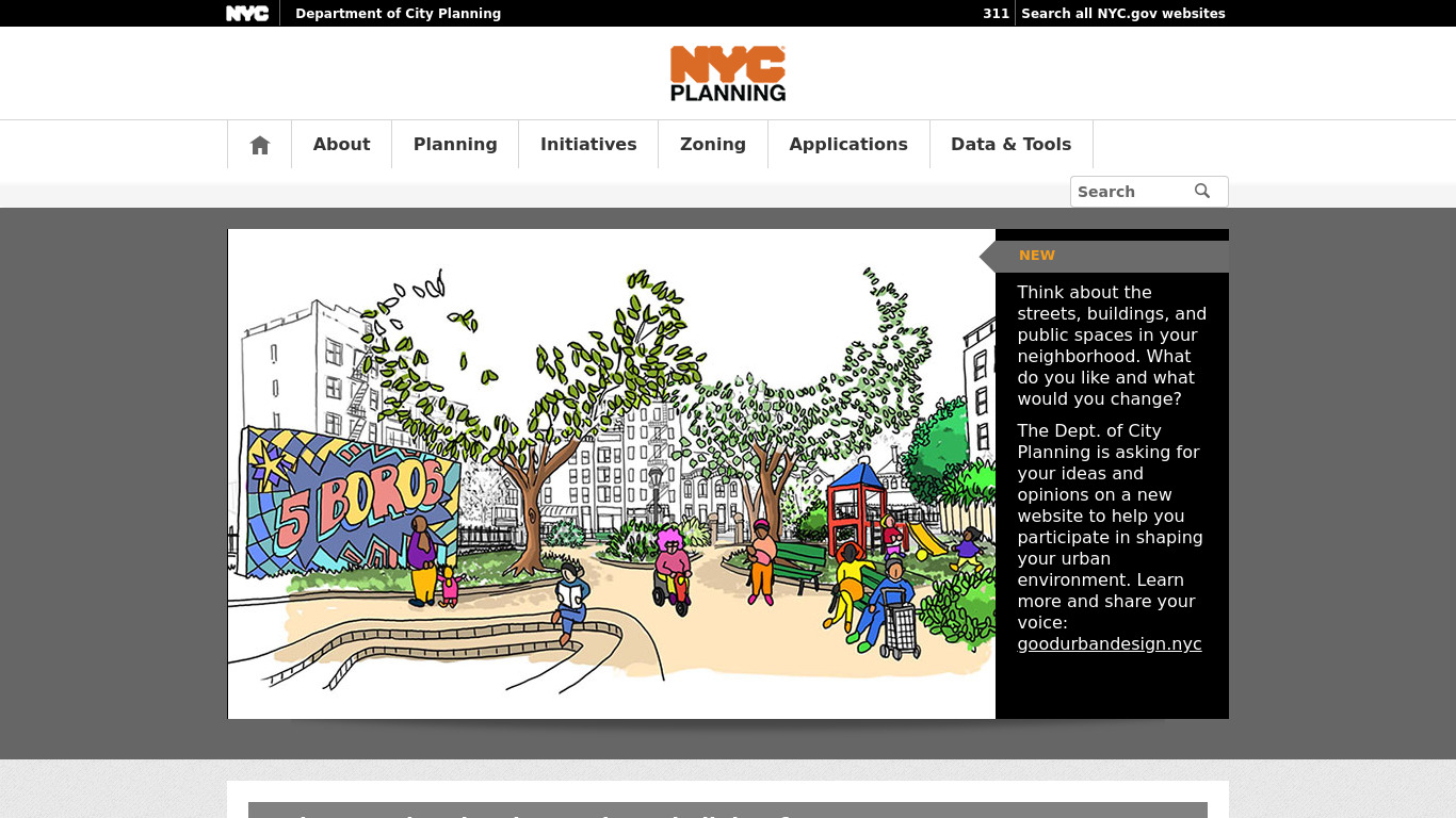 Manhattan Planning & Execution Landing page