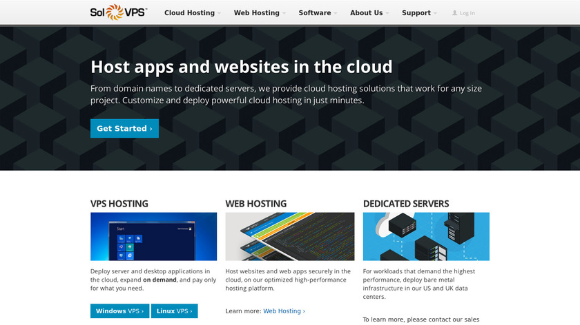 SolVPS Landing Page