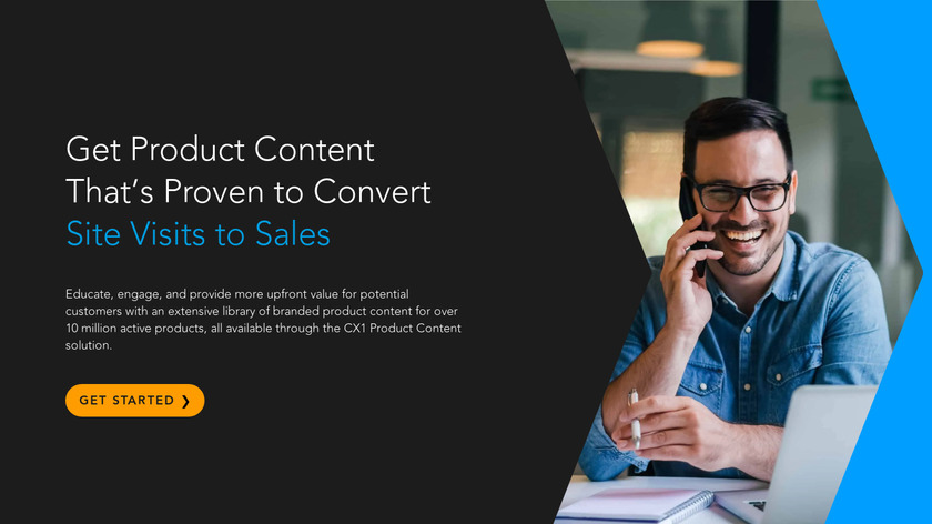 Product Content Services Landing Page