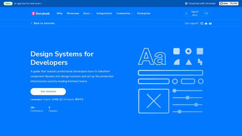 Design Systems for Developers Landing Page