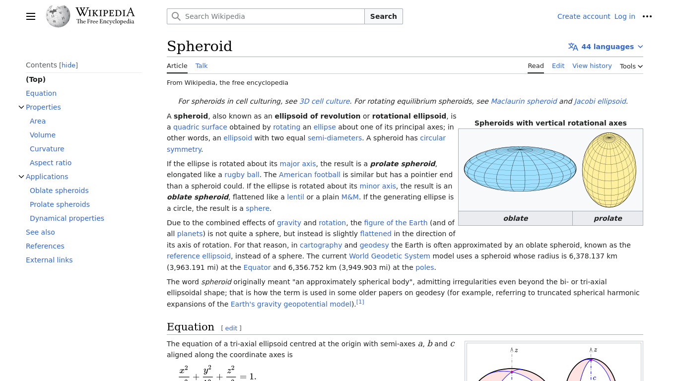 Spheroids Landing page