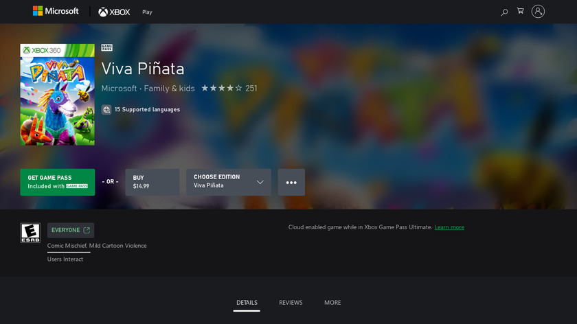 Viva Pinata Landing Page