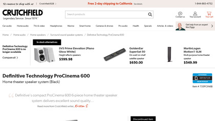 Definitive Technology ProCinema 600 image