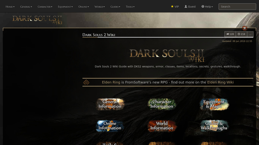 Dark Souls 2 Landing Page