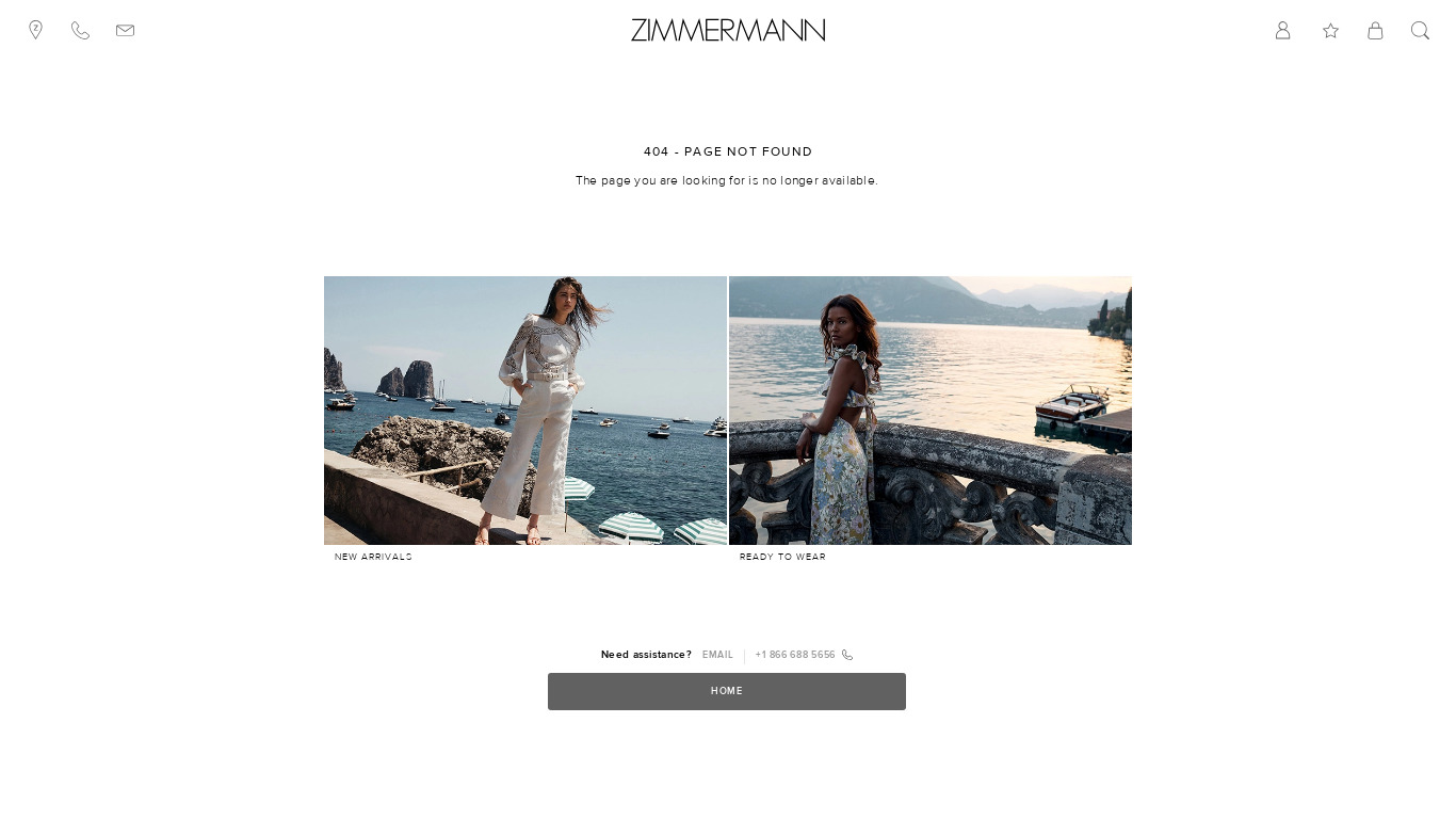Zimmermann - Silk Folded Dress Landing page
