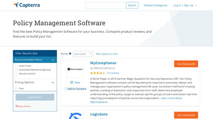 Policy Manager Software image