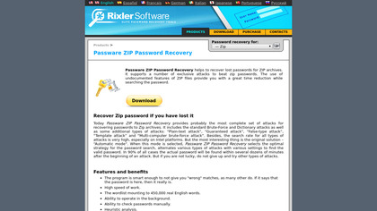 Zip Password Recovery Master image