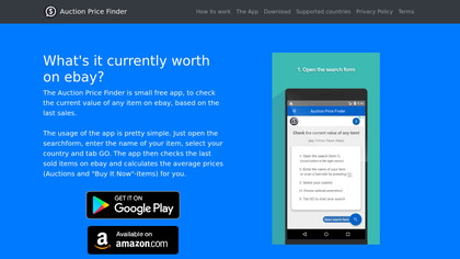 Auction Price Finder image