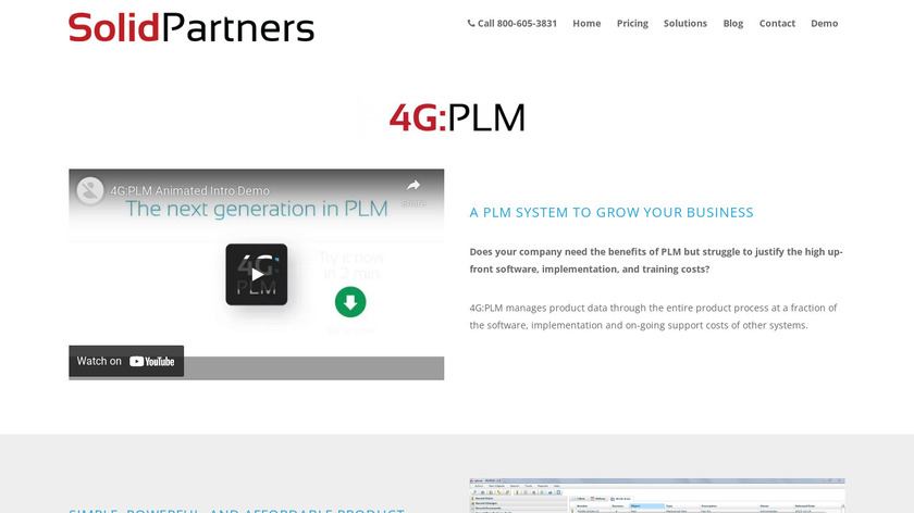 4G:PLM Landing Page