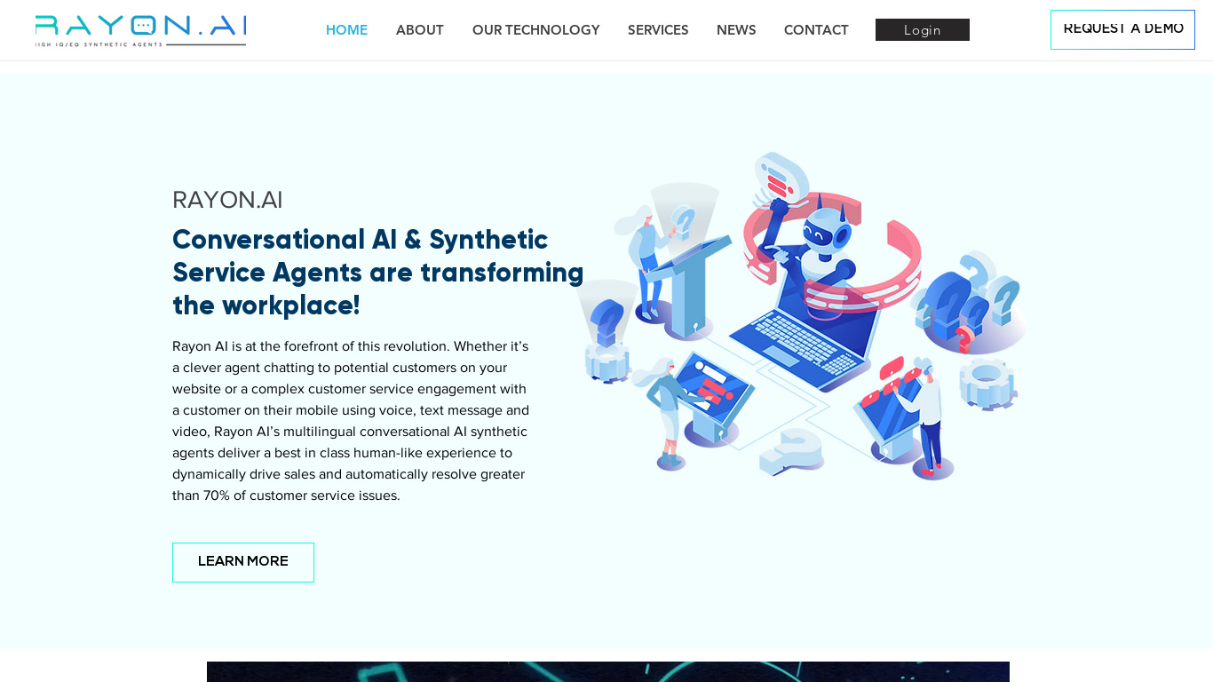 Kosmos AI Technologies Inc. Landing page