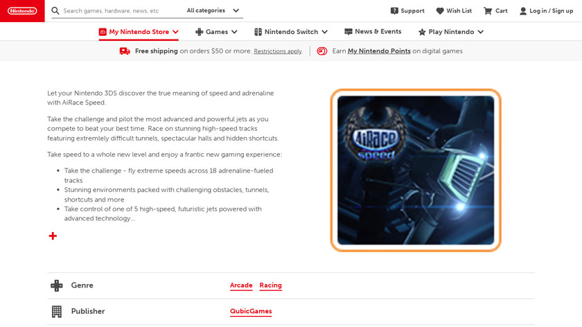 AiRace Speed Landing Page