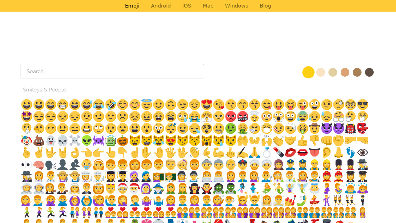 Emojiface Landing page
