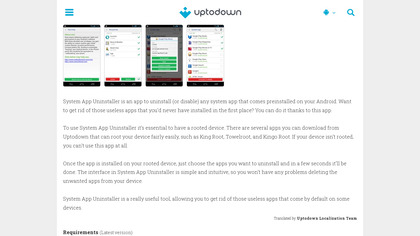 System App Uninstaller image