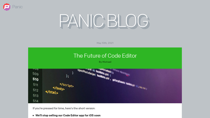 Coda for iOS Landing Page
