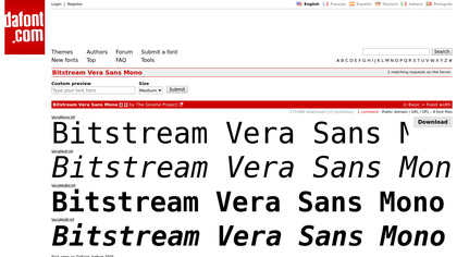 Bitstream Vera Sans Mono image