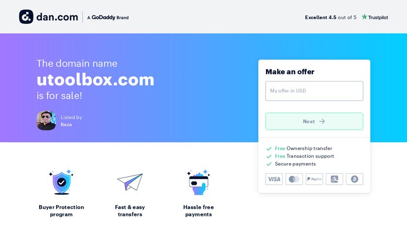 uToolbox FileSplitter Landing Page