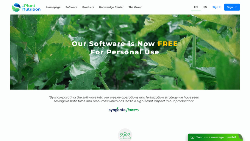 Smart! Fertilizer Management Landing Page