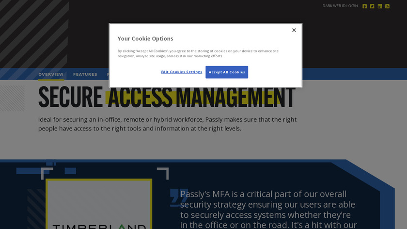 Kaseya AuthAnvil Landing Page