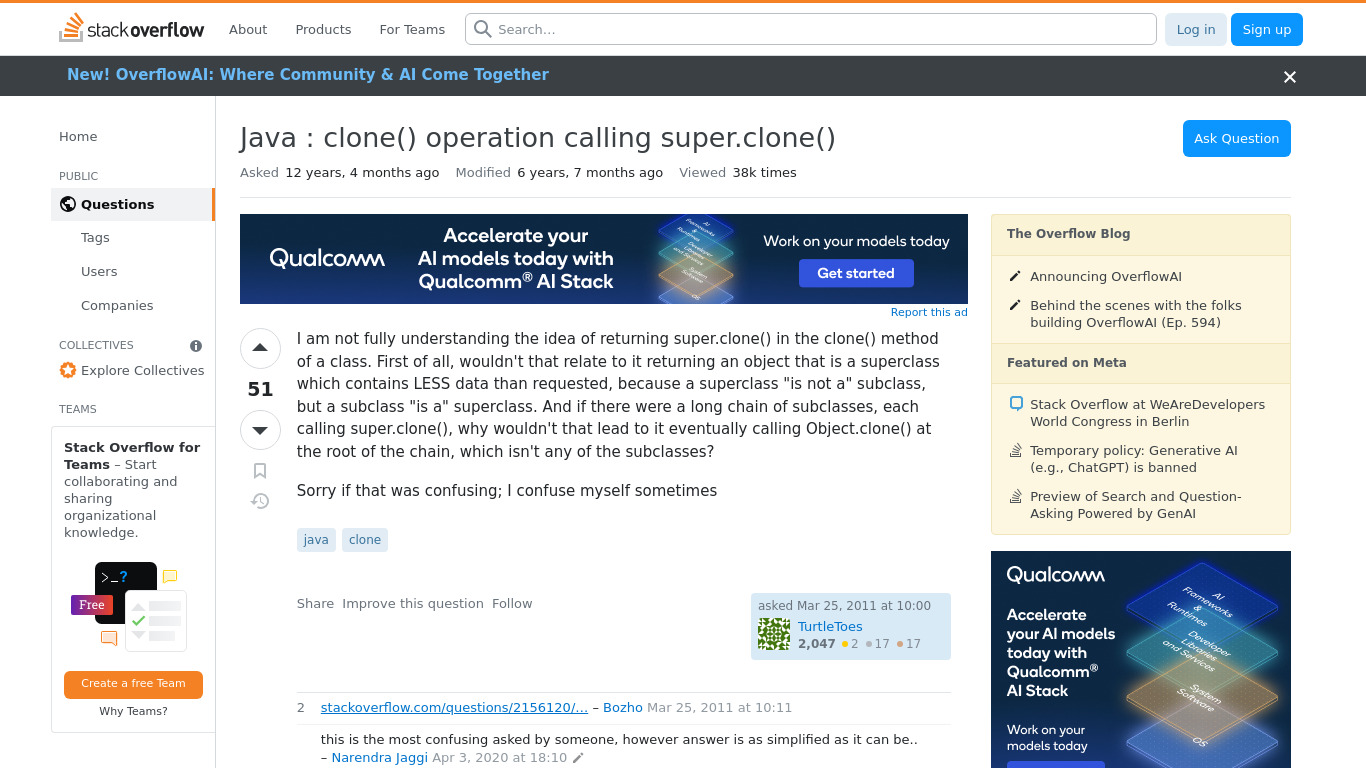 Super Clone Landing page